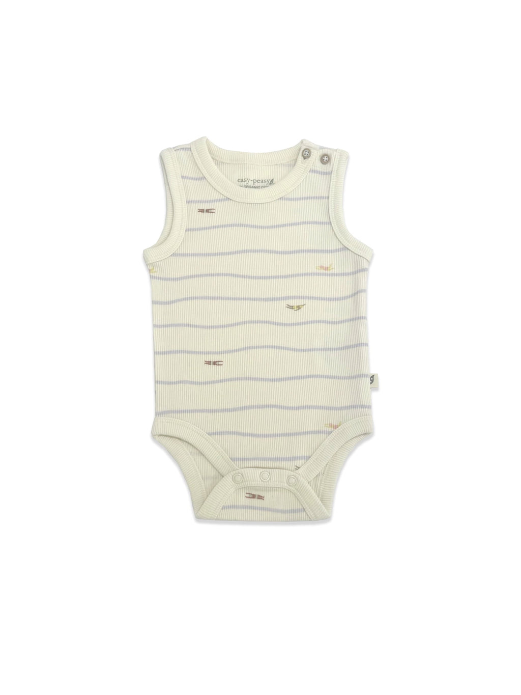 easy-peasy Baby Organic Cotton Bodysuit and Legging Set, 2-Piece, Sizes 0-24 Months