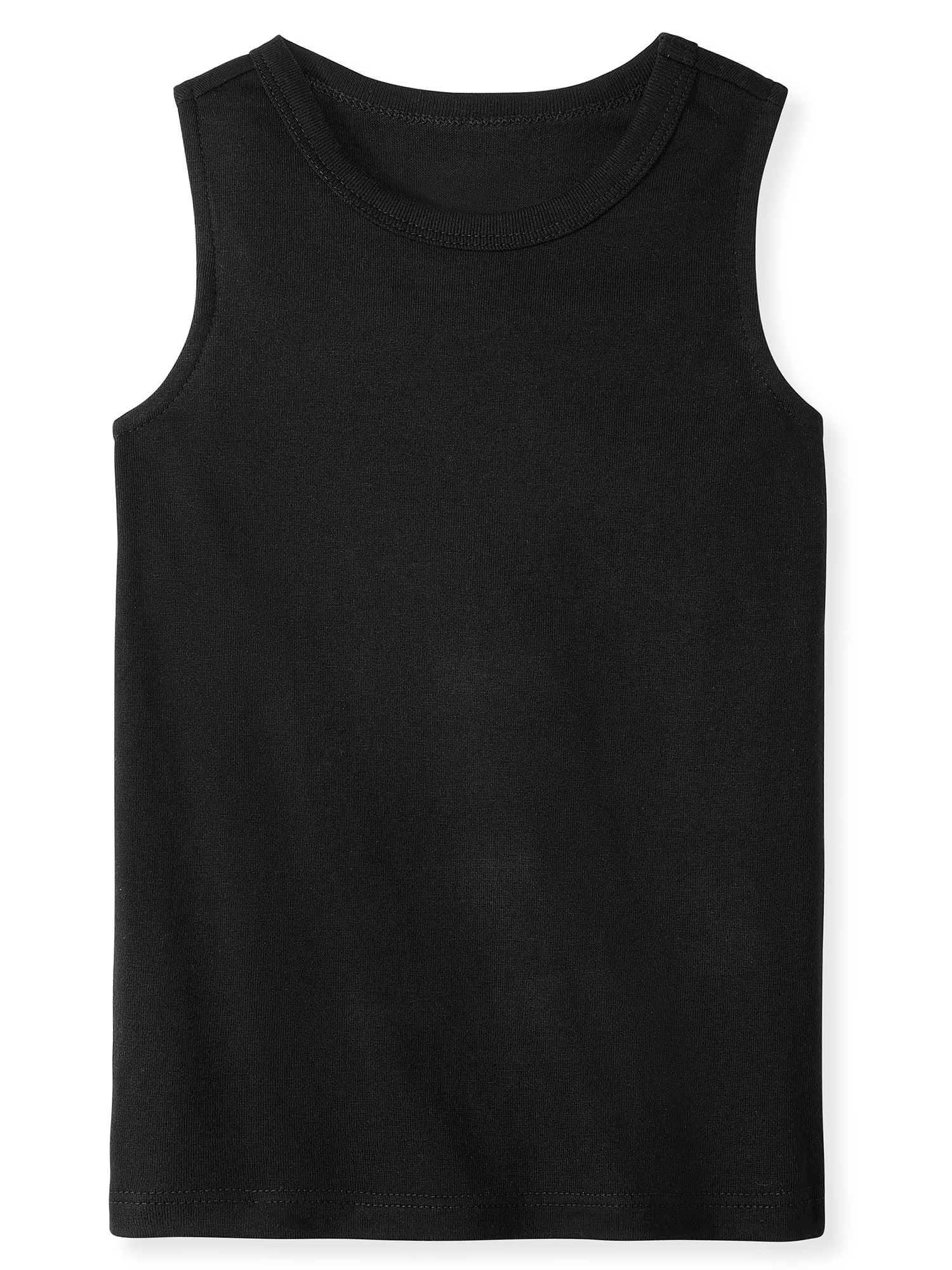 Garanimals Baby & Toddler Boy Cotton Solid Tank Tops, 4-Pack, 0M–6T