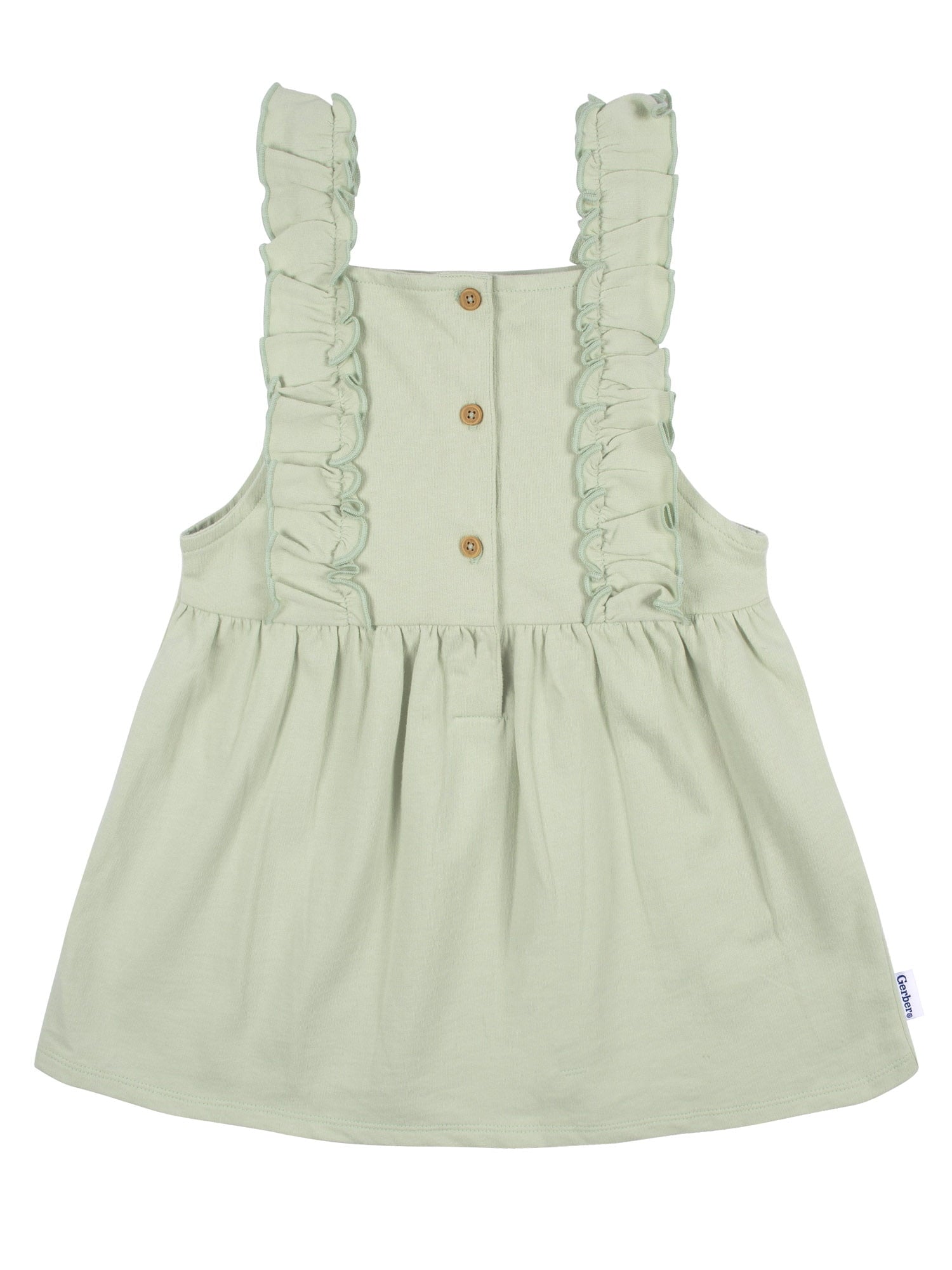 Gerber Baby Girl Jumper and Top Outfit Set, Sizes 12 Months - 2T