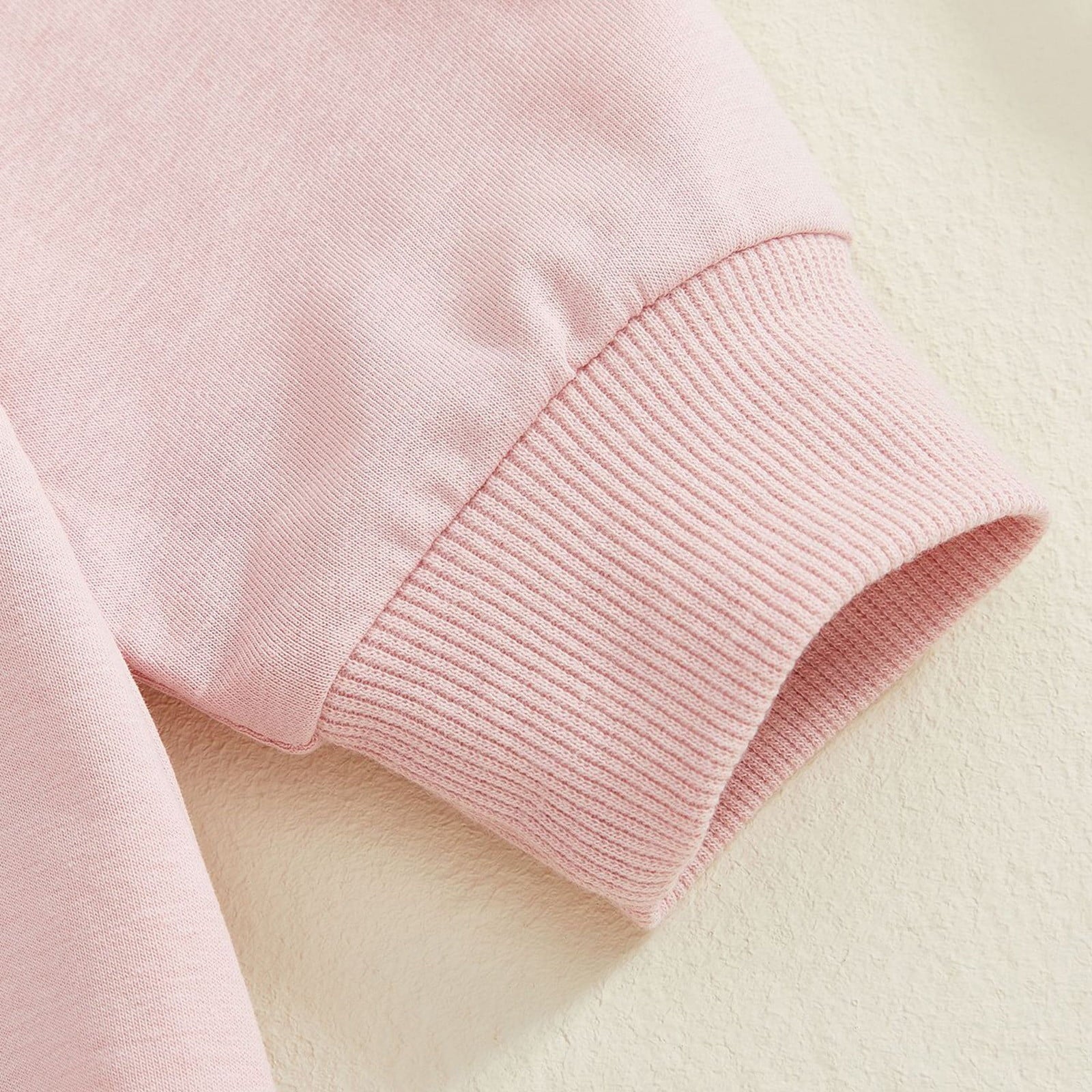 FYEGRE Baby Girls First Birthday Outfit Long Sleeve Goose Embroidery Soft Bodysuit Romper for Toddler Photo and Wear Pink 6-12 Months