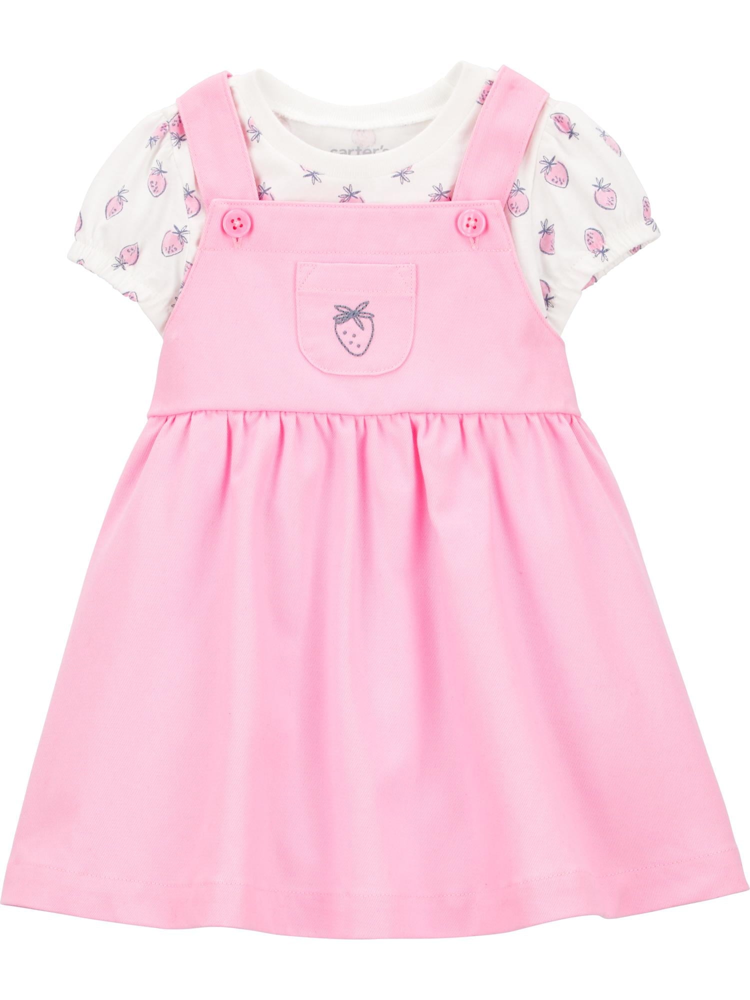 Carter's Child of Mine Baby Girl Dress Set, 2-Piece, Sizes 0/3-24 Months