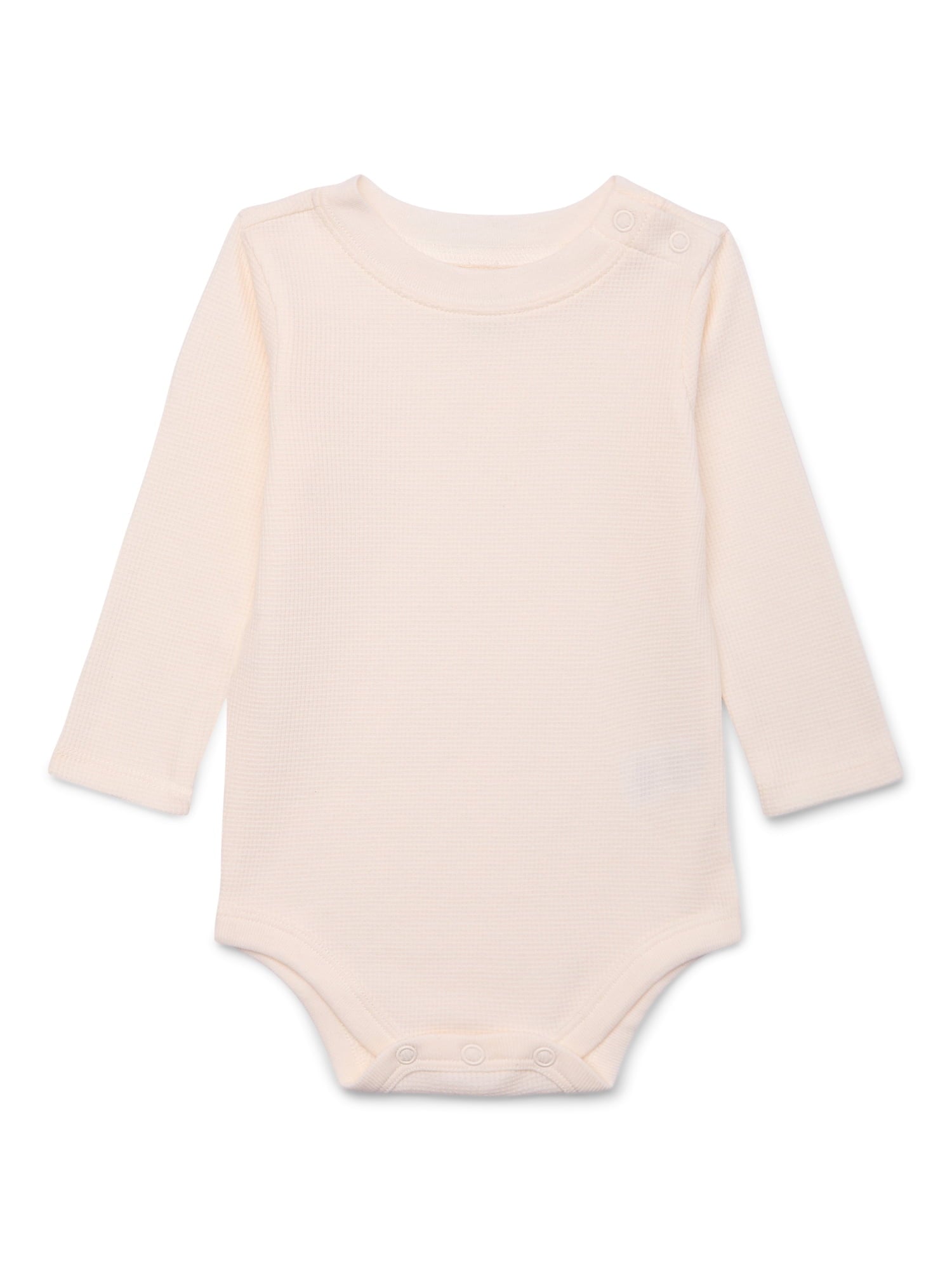 Garanimals Baby Boy Long Sleeve Striped Jersey Bodysuit with Pocket, Sizes 0-24 Months