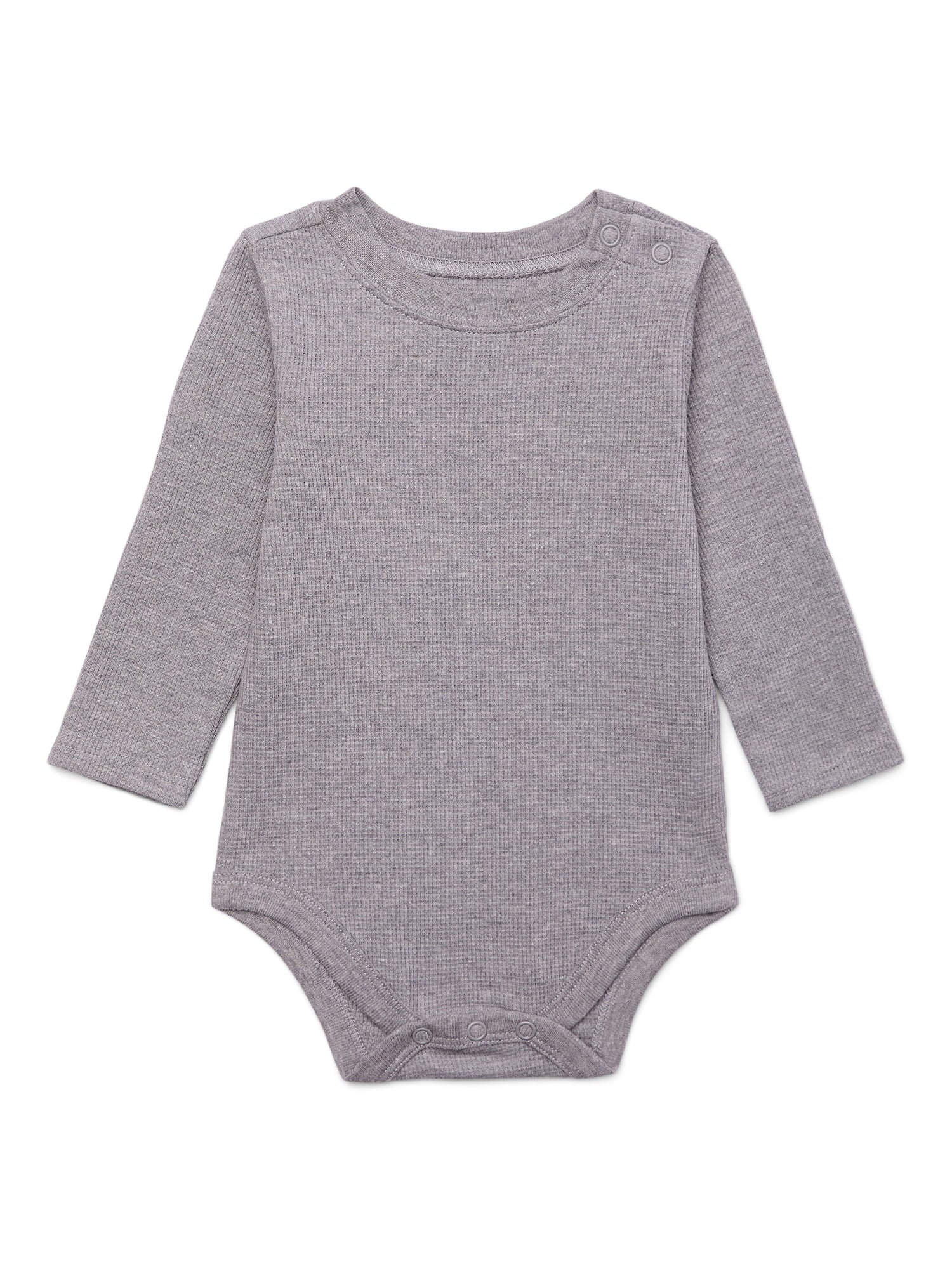 Garanimals Baby Boy Long Sleeve Striped Jersey Bodysuit with Pocket, Sizes 0-24 Months