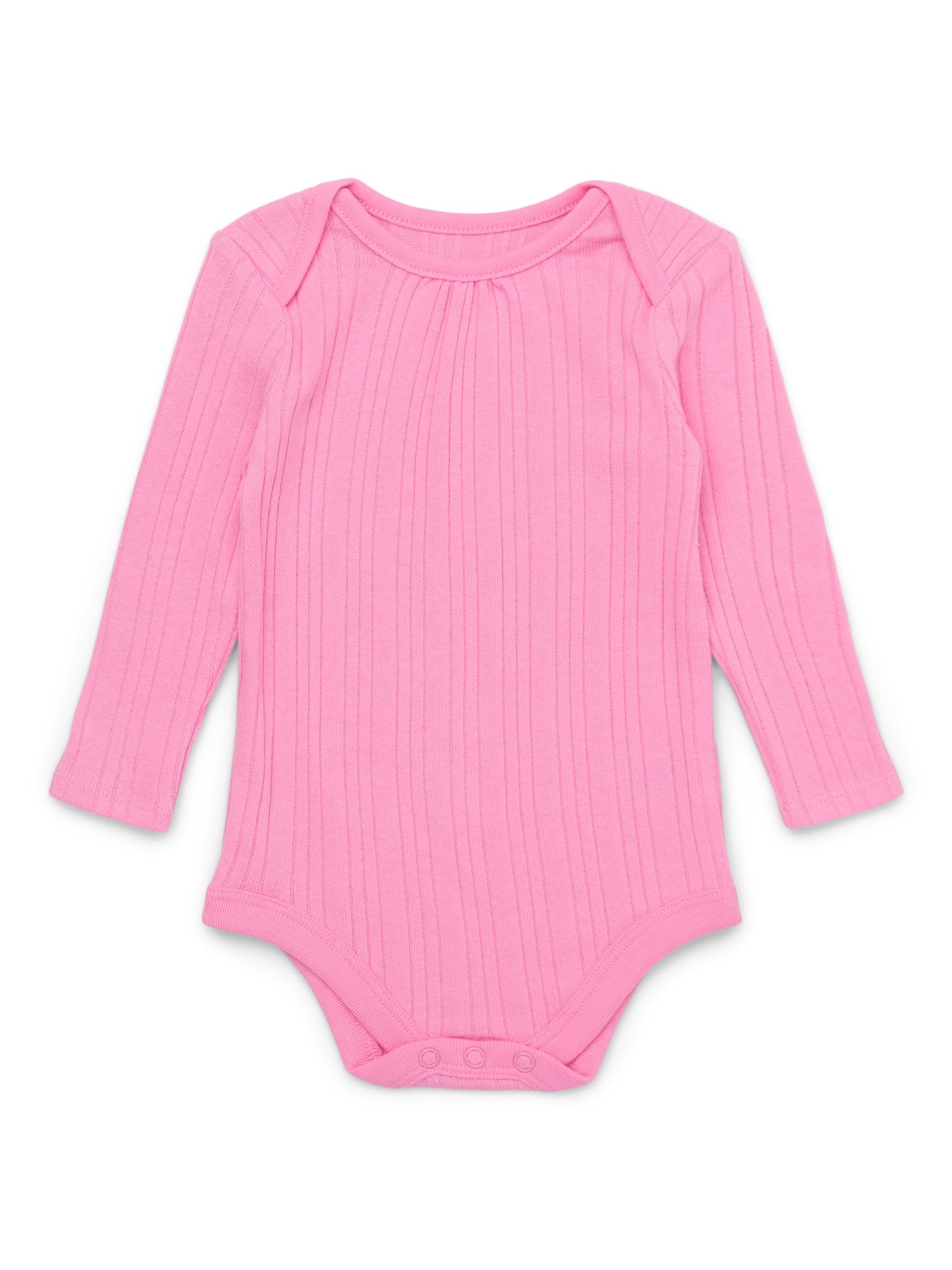 Garanimals Baby Boy Long Sleeve Striped Jersey Bodysuit with Pocket, Sizes 0-24 Months